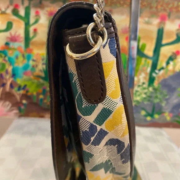 L.A.M.B Love Angel Music Baby Shoulder Signature Canvas Leather Purse, SMALL - Picture 6 of 13